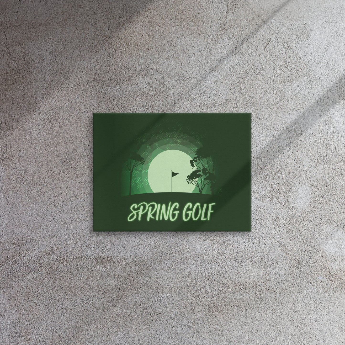 Spring Golf Thin canvas