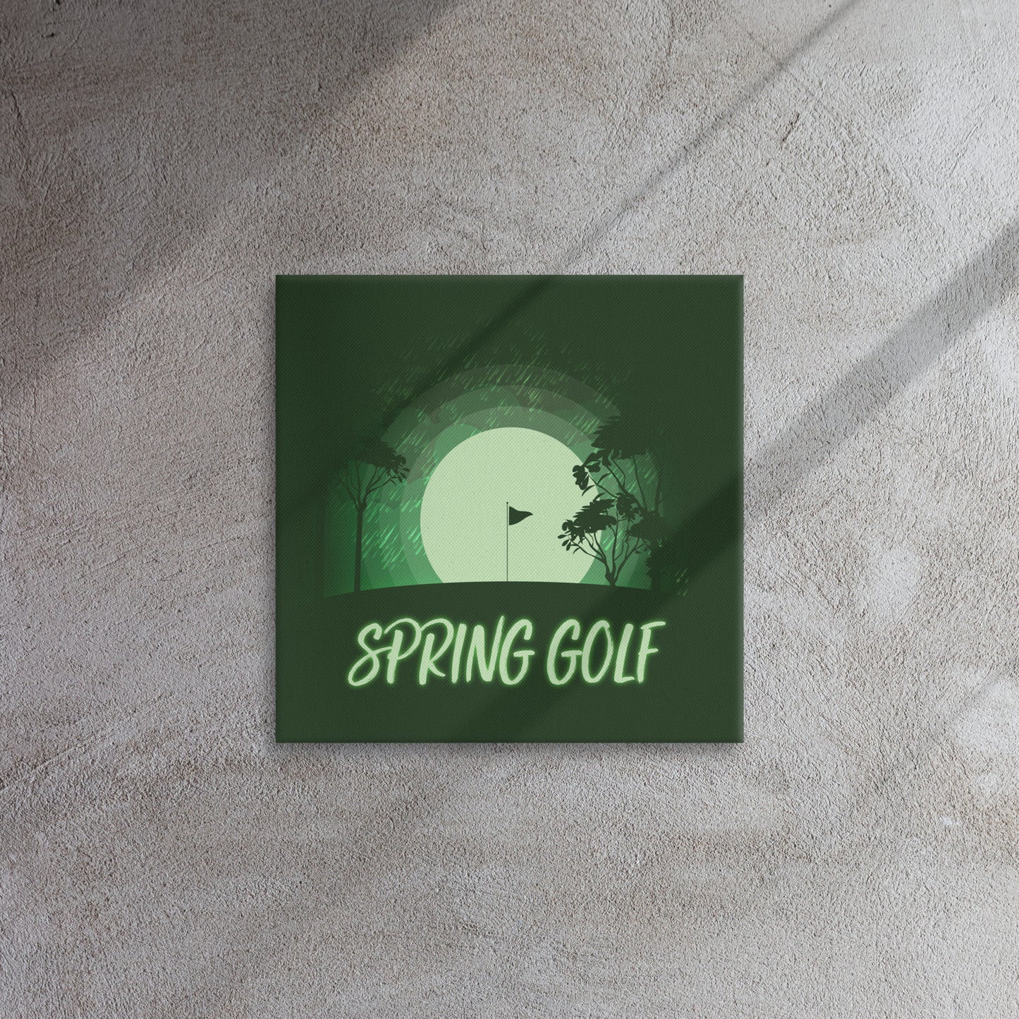 Spring Golf Thin canvas