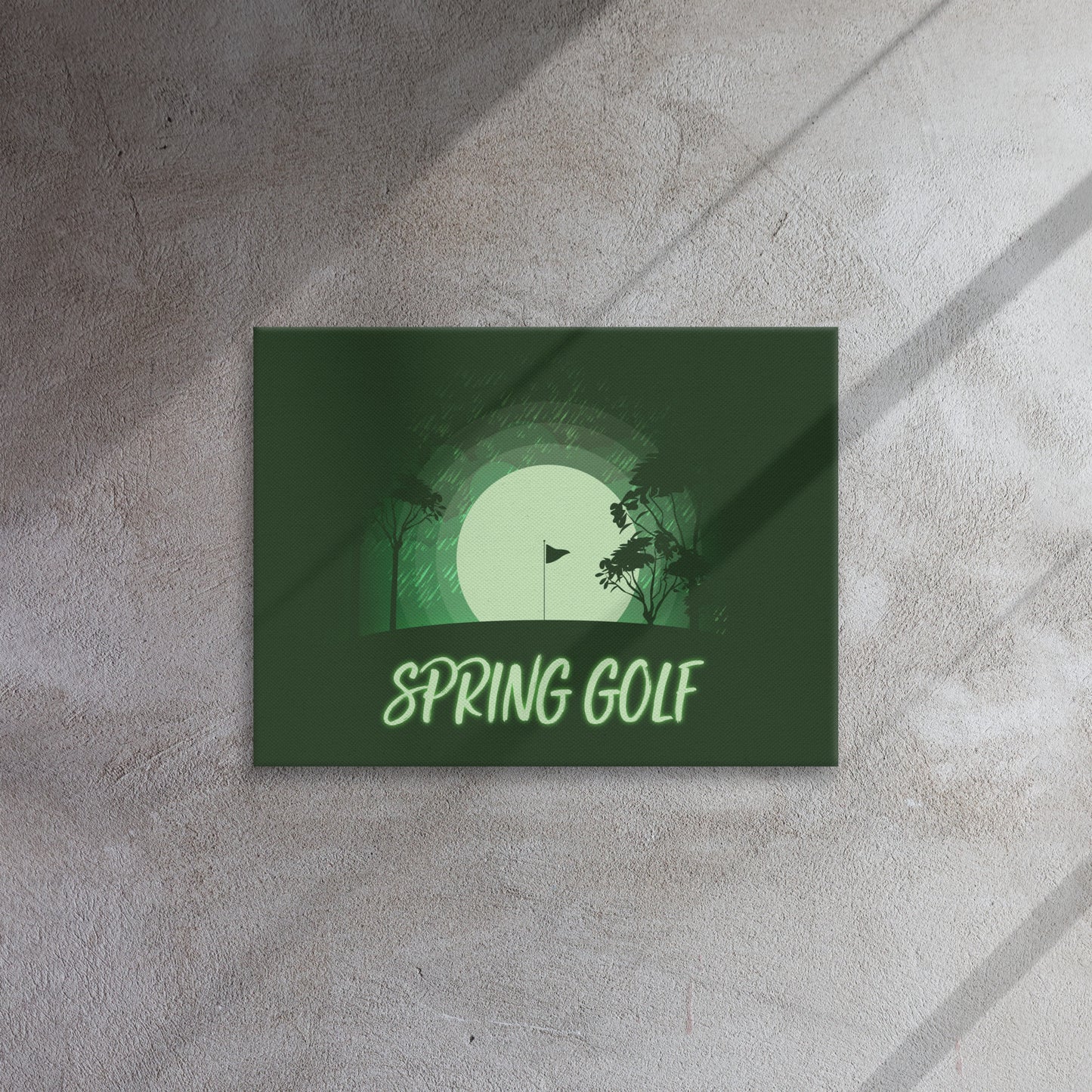 Spring Golf Thin canvas