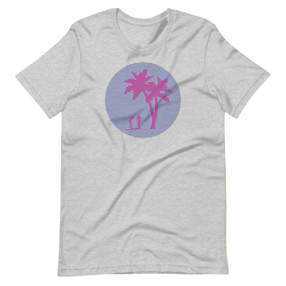 80's Palm Short-Sleeve Unisex T-Shirt