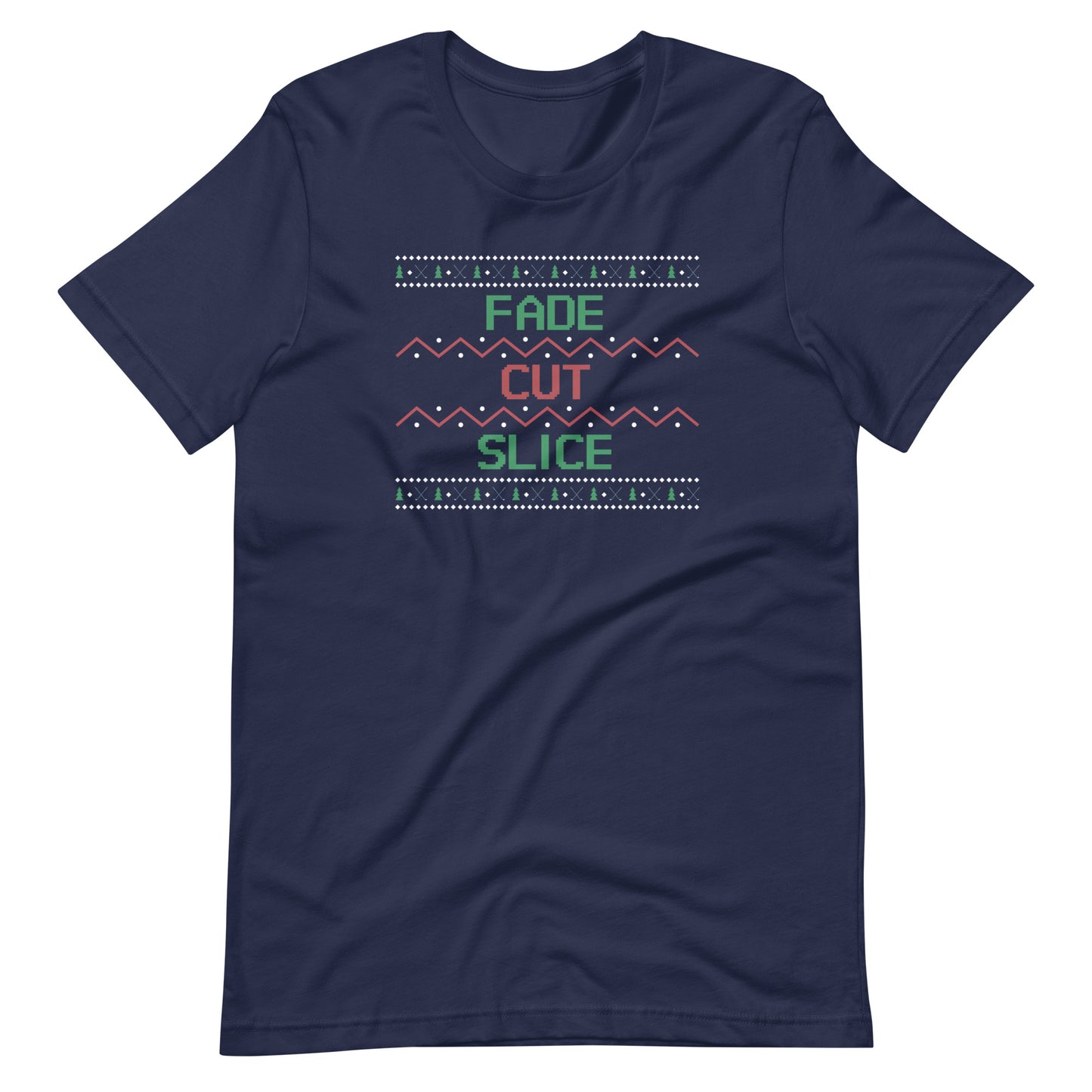 Fade Cut Slice Ugly Sweater Unisex T-Shirt