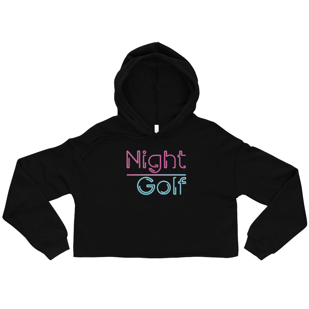 Night Golf Women's Crop Hoodie