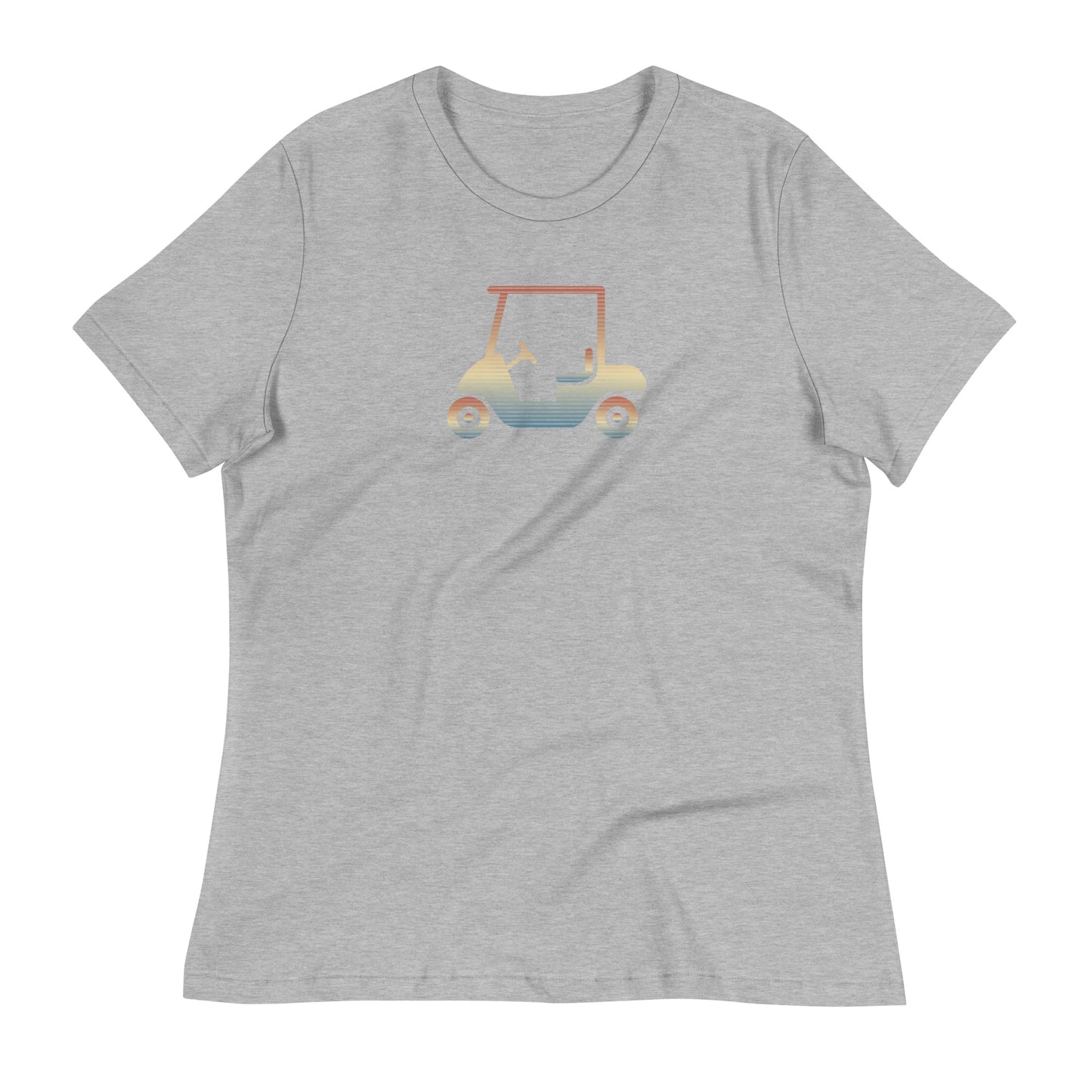 Women's Sunset Golf Cart Relaxed T-Shirt