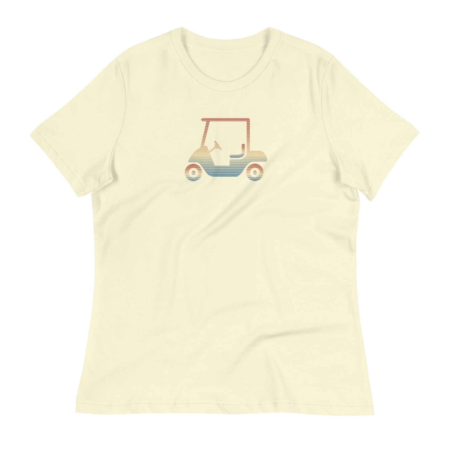 Women's Sunset Golf Cart Relaxed T-Shirt