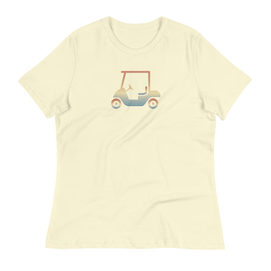 Women's Sunset Golf Cart Relaxed T-Shirt