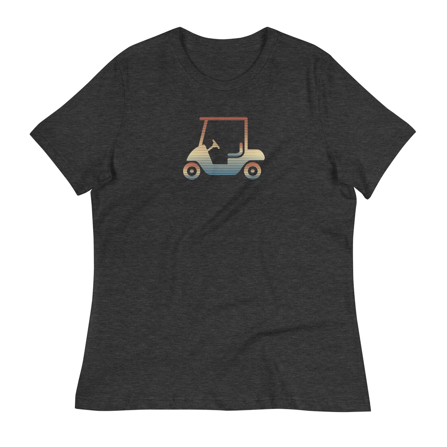 Women's Sunset Golf Cart Relaxed T-Shirt