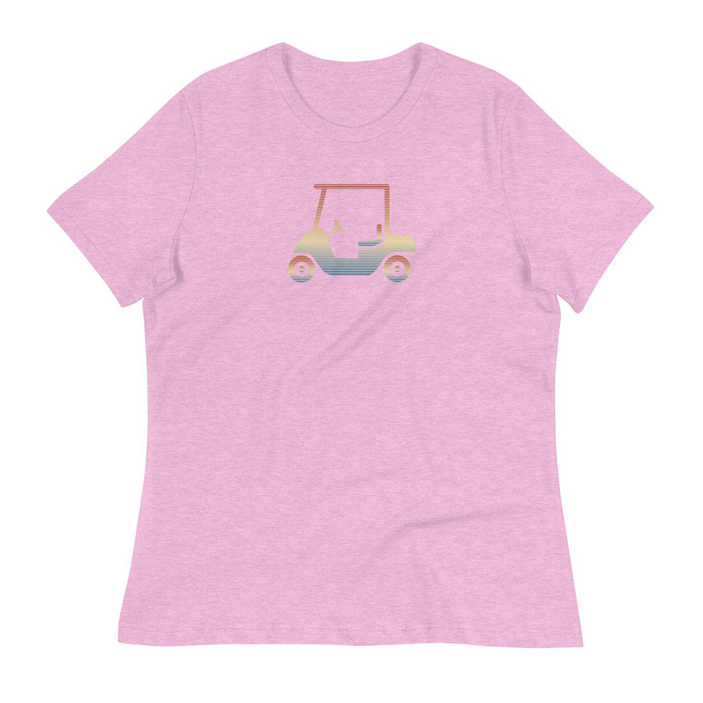 Women's Sunset Golf Cart Relaxed T-Shirt