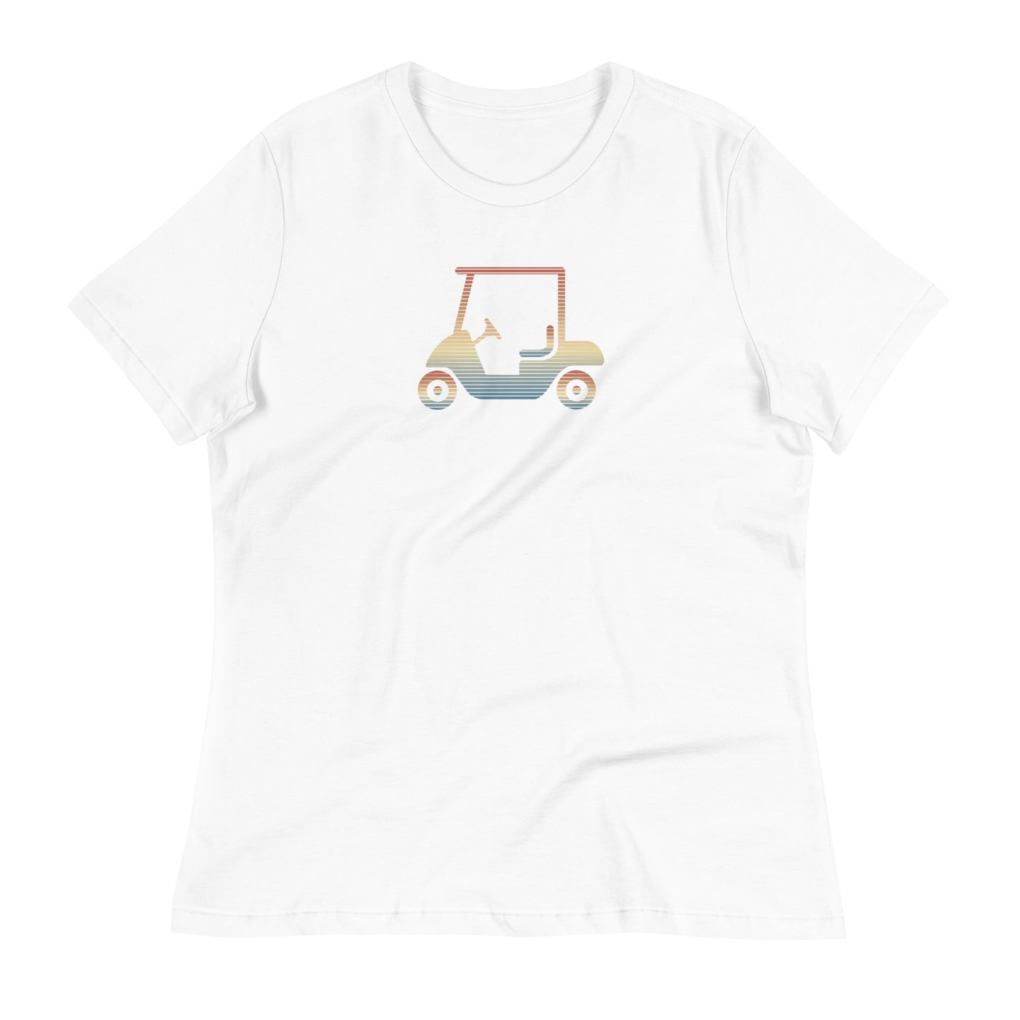 Women's Sunset Golf Cart Relaxed T-Shirt